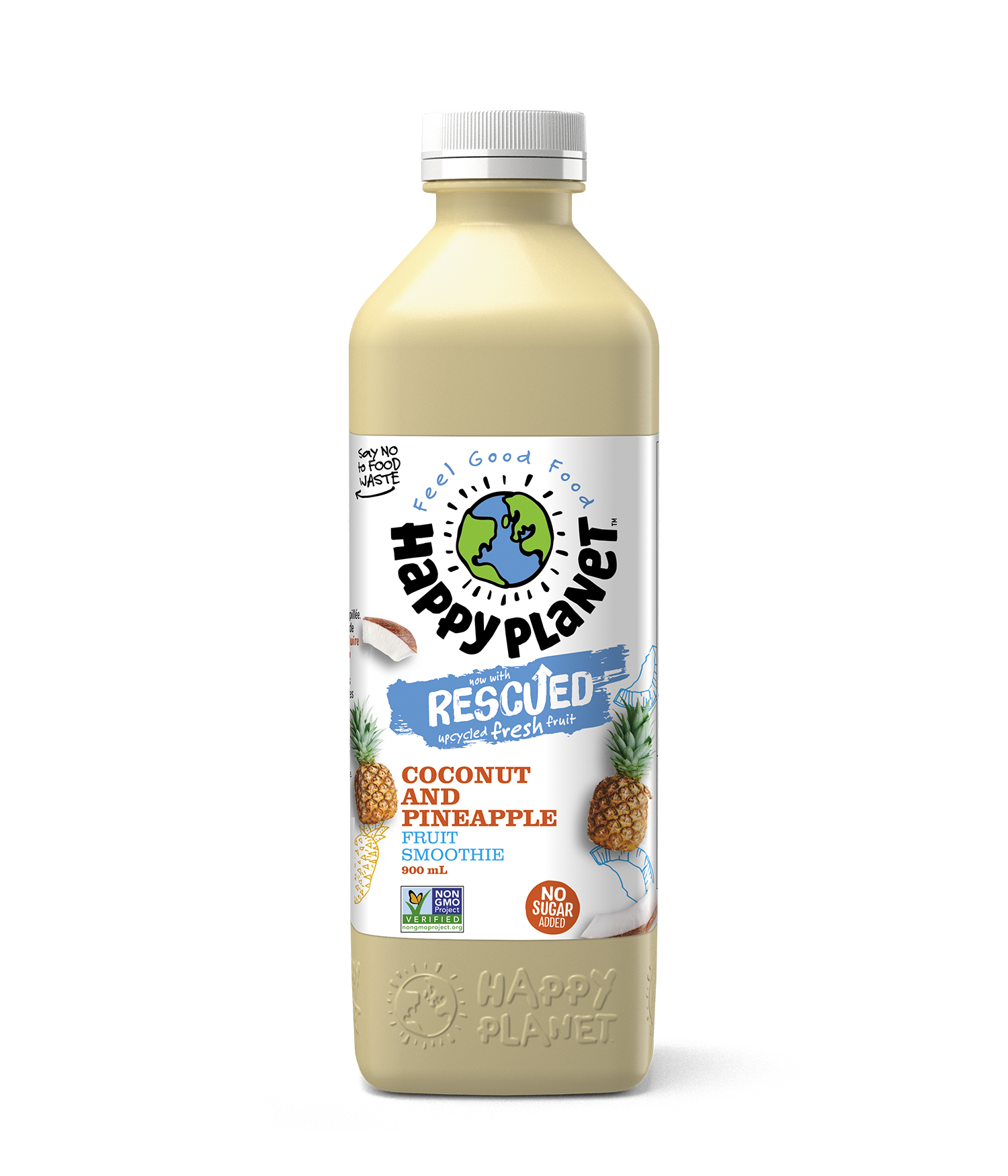 Coconut Pineapple Fruit Smoothies, Smoothies & Juices Happy