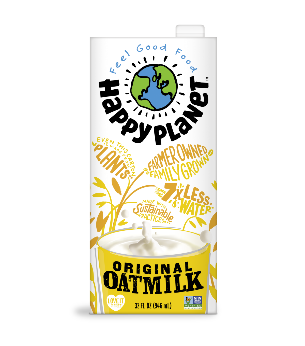 Oatmilk Range Products Happy Foods